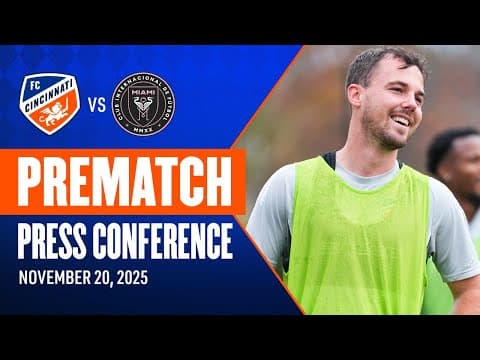 Prematch Press Conference | Midfielder Pavel Bucha | 11/20/25