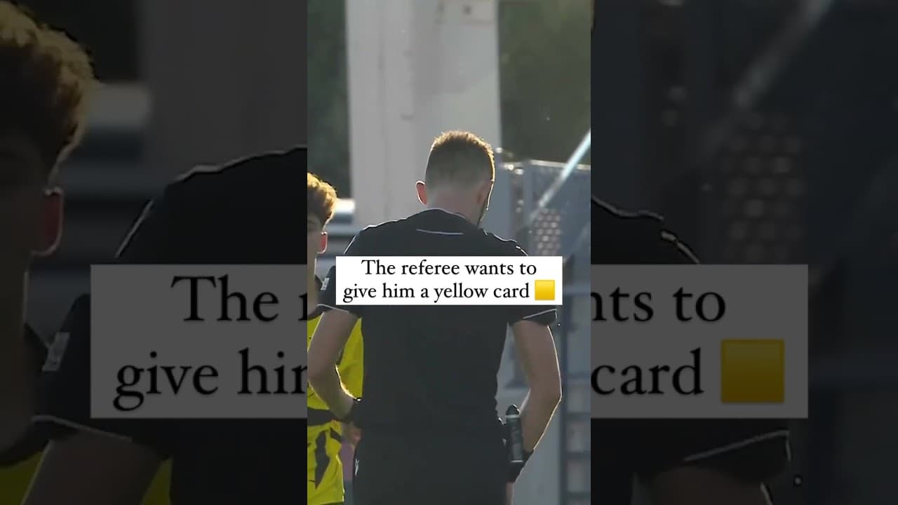 Ref, you forgot something! 😭🟨