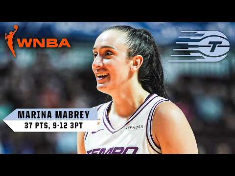 MARINA MABREY DROPS CAREER-HIGH 37 PTS VS. HER FORMER TEAM 🔥 | WNBA on ESPN