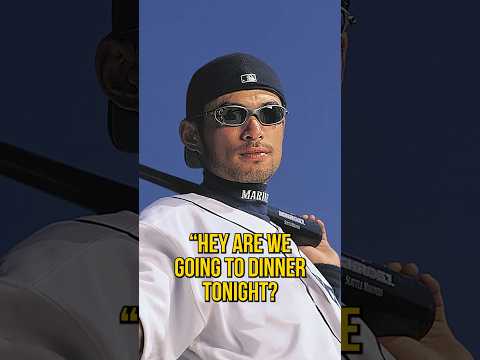 Ichiro once pretended not to understand questions from the press...just so he could bounce