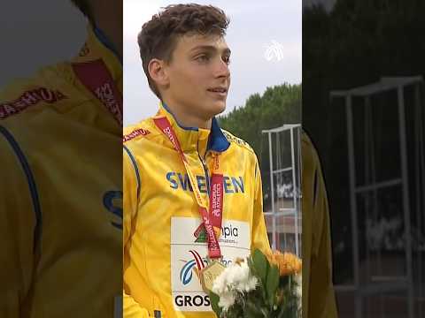 Baby Mondo at the 2017 U20 Champs 👶🇸🇪 #europeanathletics #mondoduplantis #sports #athlete