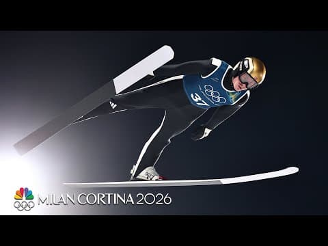 Top moments from men's normal hill ski jump training | Winter Olympics 2026 | NBC Sports