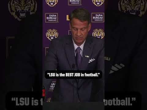 Lane Kiffin says there's nothing like LSU 🗣️