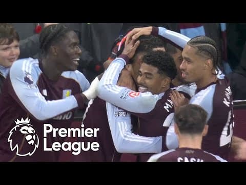 Morgan Rogers' WORLDIE gives Aston Villa lead over Manchester United | Premier League | NBC Sports