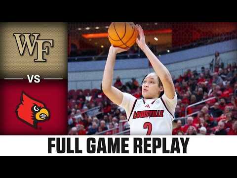 Wake Forest vs. Louisville Full Game Replay | 2025-26 ACC Women's Basketball