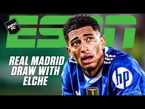 FULL REACTION: Real Madrid DRAW with Elche, 2 goals from EX-MADRID players 😳 | ESPN FC