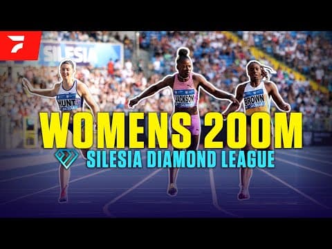 DOWN TO THE LINE IN WOMEN'S 200M | 2025 Silesia Diamond League