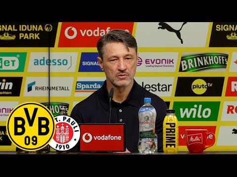Live: Pressekonferenz mit Kovac & Blessin | BVB - FC St. Pauli