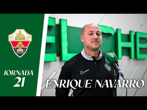 RUEDA DE PRENSA | Enrique Navarro habla sobre el Hércules CF - Elche CF | Jornada 21