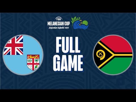 LIVE - Fiji v Vanuatu | FIBA Women's Melanesian Cup 2025
