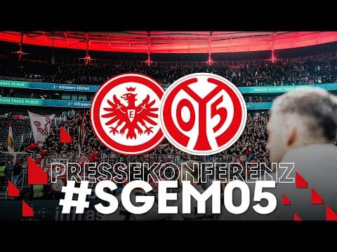 Die PK nach dem Spiel in Frankfurt | #SGEM05 | #05ertv | Saison 2025/26