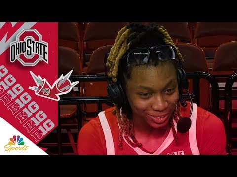 Jaloni Cambridge: Ohio State always looking to prove something | Big Ten Basketball on NBC Sports