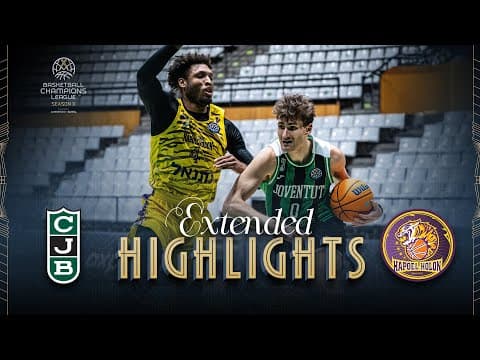 Joventut Badalona v Hapoel Netanel Holon | Full Game Highlights | #BasketballCL 2025-26