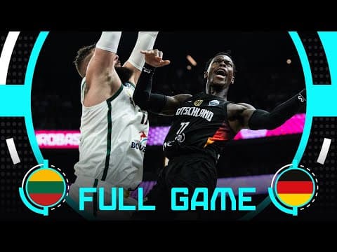 Group Phase | Lithuania v Germany | Full Basketball Game | FIBA EuroBasket 2025