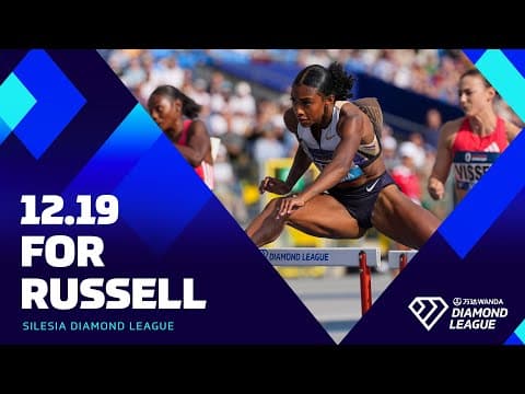 Russell stuns with another sub-12.20 100m hurdles in Silesia | Wanda Diamond League