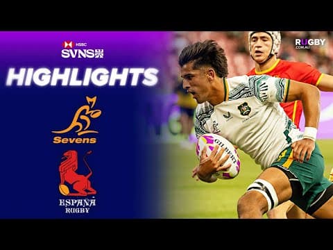 Australia v Spain Highlights | HSBC SVNS Singapore 2026
