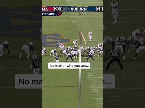 EVERYONE remembers the Kick Six #auburn #alabama #ironbowl