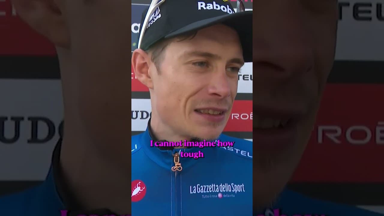 “It was a terrible, terrible time trial!” Jonas Vingegaard was not a fan of the TT at the Giro 😅