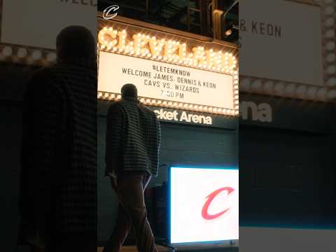 🏠 First game at the new place. #LetEmKnow #Cavs #JamesHarden #DennisSchroder #KeonEllis #NBA