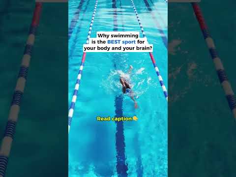 Swimming builds a better brain. 🧠