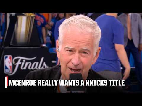 John McEnroe pleads with the Knicks to take home this championship 🙏 | NBA Tip-Off