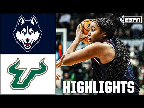 UConn Huskies vs. South Florida Bulls | Full Game Highlights | ESPN College Basketball