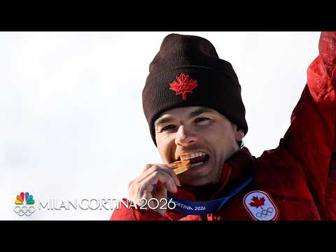 Mikael Kingsbury among three fathers on dual moguls podium | Winter Olympics 2026 | NBC Sports