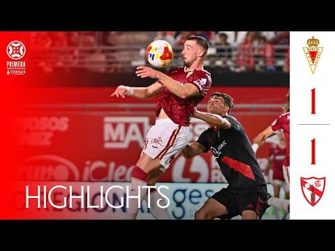 Real Murcia - Sevilla Atlético (1-1) Primera RFEF | Resumen