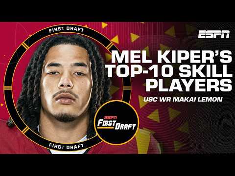 🔋Mel Kiper's TOP SKILL-PLAYERS in 2026 NFL Draft! w/Field Yates🔋 | First Draft🏈