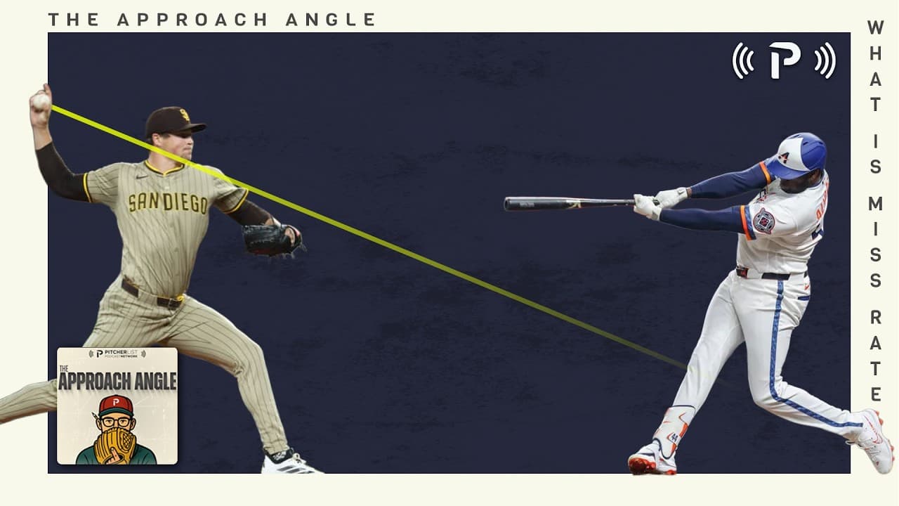 What Is Miss Rate? Breaking Down MLB's Newest Stat I The Approach Angle EP 14