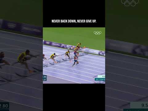 On this day, three-time world champ Grant Holloway 🇺🇸 struck Olympic gold at #Paris2024. 🥇