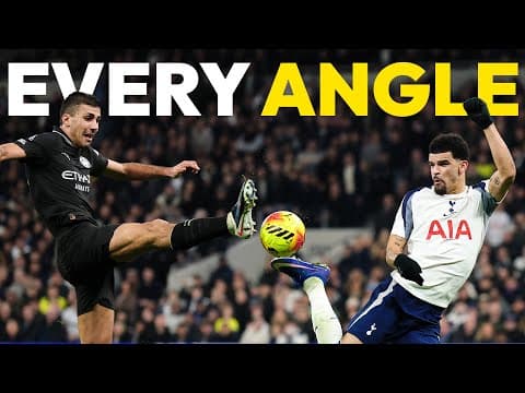 Is this a Puskas Award winner? Every angle of Solanke's SCORPION KICK goal against Man City!