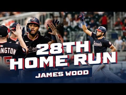 James Wood Smokes His 28th Home Run Of Season | Full At-Bat