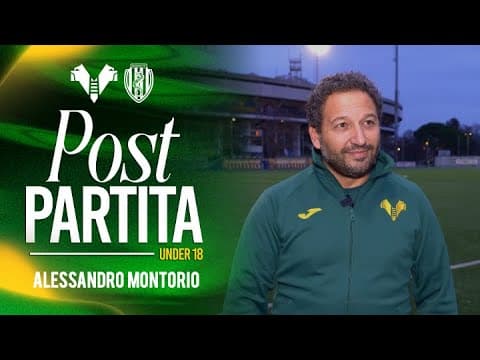 Montorio: "Ho visto tante cose positive, sono orgoglioso soprattutto per la crescita dei ragazzi"