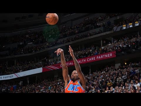 Cason Wallace Scores Career-High 27 Points, Thunder Hits 19 Threes in Win at Denver | Highlights