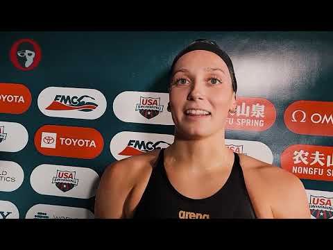 Alex Walsh "Reunderstanding the importance of the little details" At World Cup