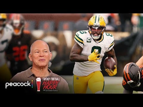 Expect heavy dose of Josh Jacobs in Packers vs. Bears | Fantasy Football Happy Hour | NFL on NBC