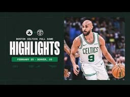 Boston Celtics fall 103-84 to the Denver Nuggets | Extended Highlights