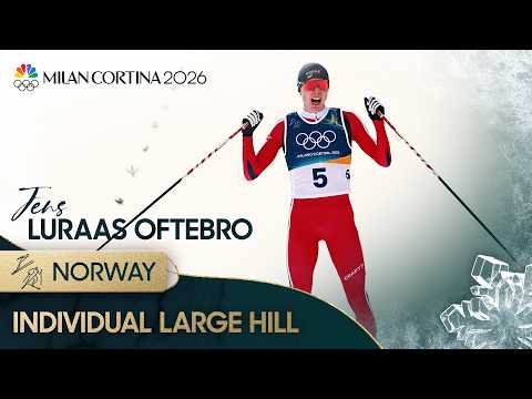 Norway's Jens Luraas Oftebro claims SECOND Nordic combined title | Winter Olympics 2026 | NBC Sports