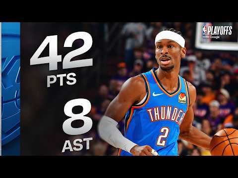 SGA's Playoff CAREER-HIGH 42 PTS vs Suns | April 25, 2026