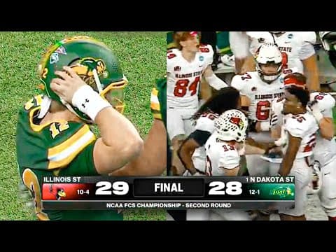 Illinois State upsets NDSU in FCS playoffs | Full finish