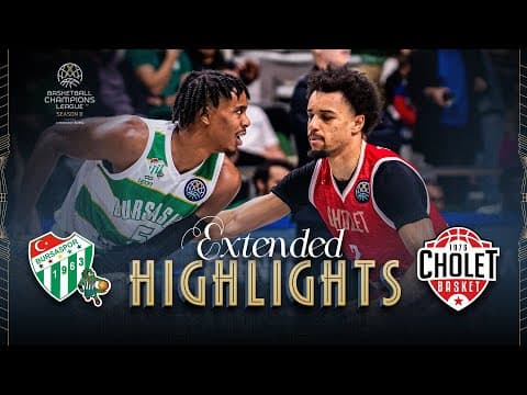 Bursaspor Basketbol v Cholet Basket | Full Game Highlights | #BasketballCL 2025-26