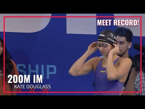 Kate Douglass Claims Meet Record in 200M Individual Medley | 2025 Toyota U.S. Open
