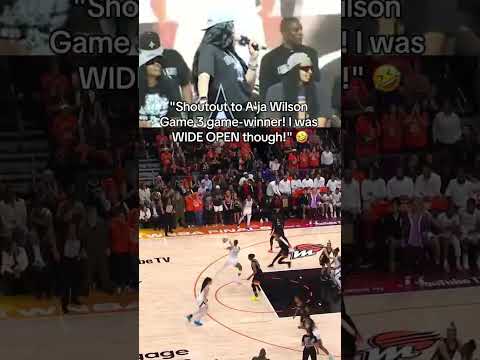 Meg Gustafson had jokes on the mic at the Aces parade 😆