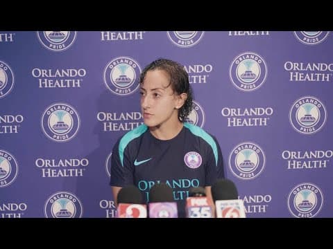 Luana | 2025 Media Availability | Orlando Pride vs Gotham FC (NWSL Playoffs)