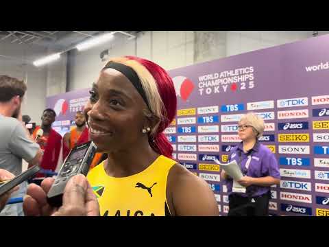 Shelly-Ann Fraser-Pryce Reflects on 4x100 Silver + Final Race at Tokyo World Championships