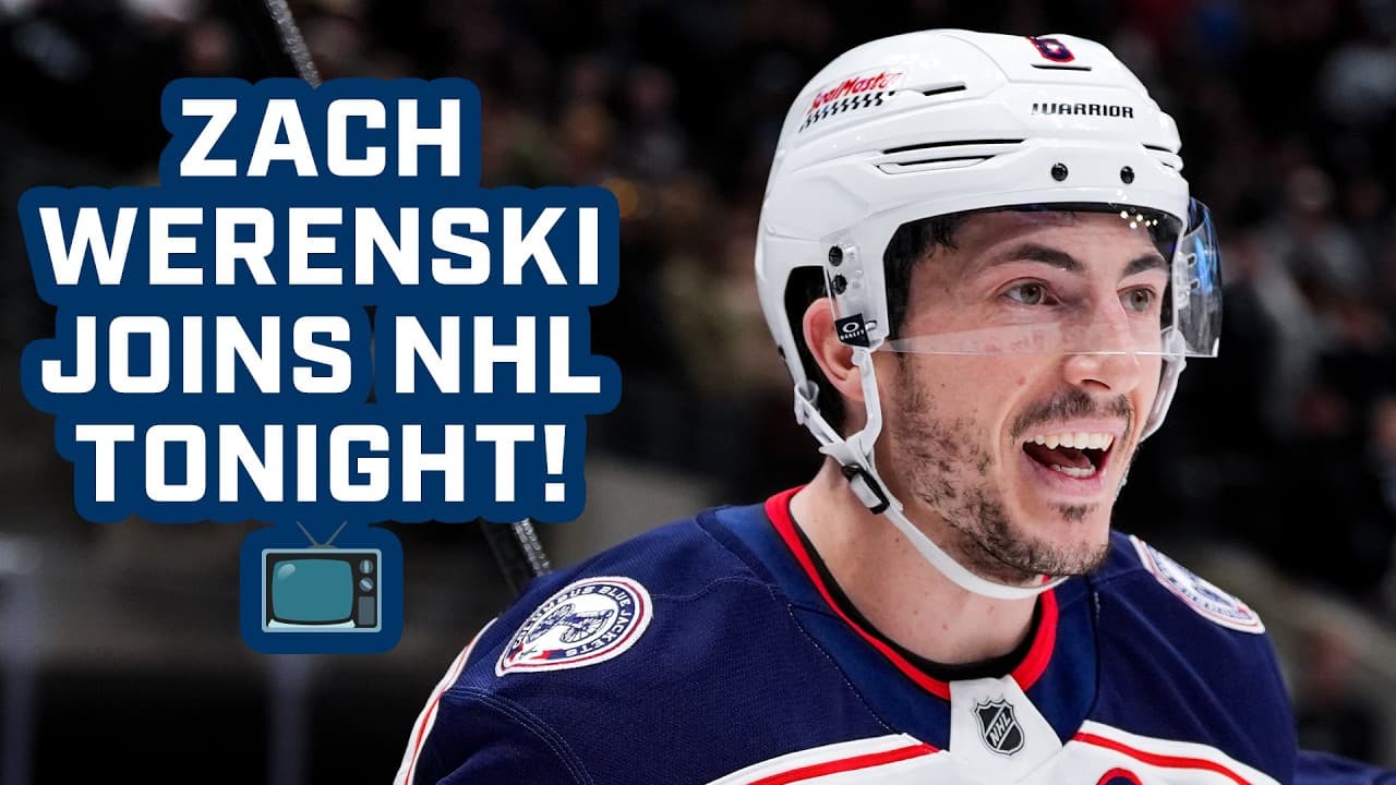 NORRIS TROPHY WINNER Zach Werenski Joins NHL Tonight! 🏆