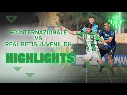 Resumen del partido FC Internazionale Milano - Real Betis Juvenil DH (5-3) | CANTERA