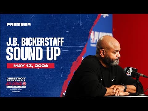 Round 2 Game 5: Post-Game Press Conference: J.B. Bickerstaff | Pistons vs. Cavs | 05.13.26