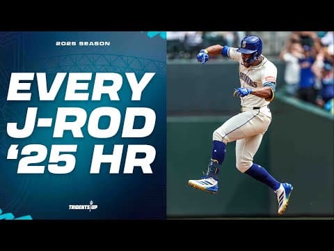 GOING GOING GONE: Every Julio Rodríguez Home Run from 2025